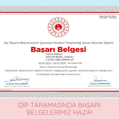 BAŞARI BELGELERİMİZ HAZIR 04.08.2020