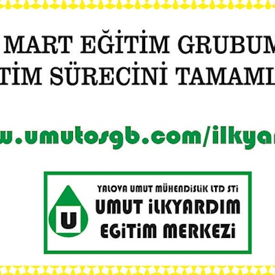 4-5 Mart Eğitim Grubumuz Eğitimi Tamamladı