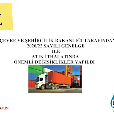 ATIK İTHALATINDA ÖNEMLİ DEĞİŞİKLİK 09.09.2020