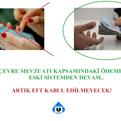 ÇEVRE MEVZUATI KAPSAMINDAKİ ÖDEMELER-04.06.2020